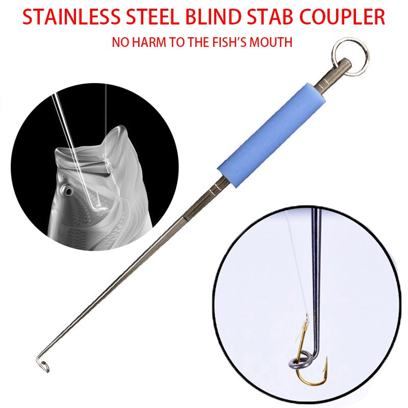 Fishing Hook Sharpener - Fishing Hook Remover 2/6/8Pcs Stainless Steel