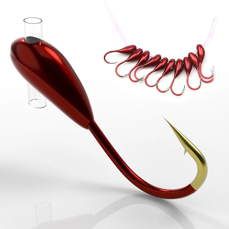 Fishing Hook Assortment - 10/20PCS Winter Ice Fishing Hook High