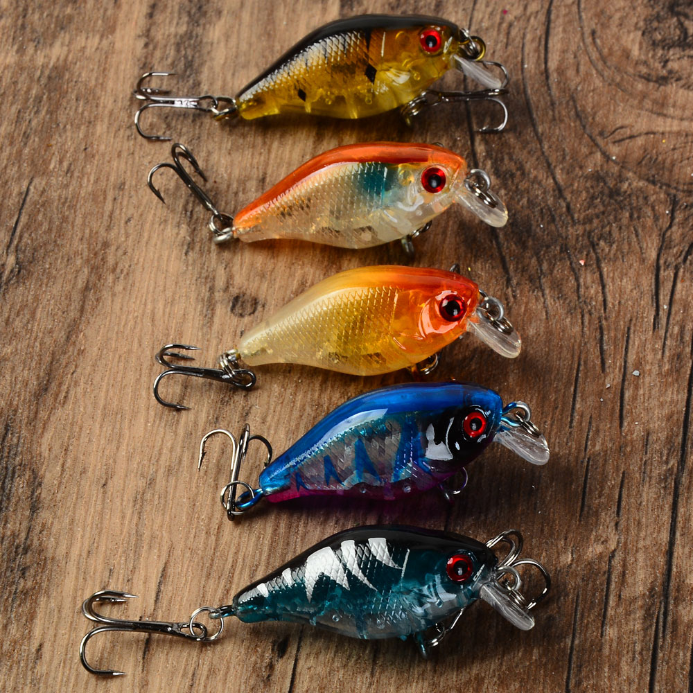 Fishing Hook Treble - 5pcs Floating Crankbaits Bait Fishing Lure