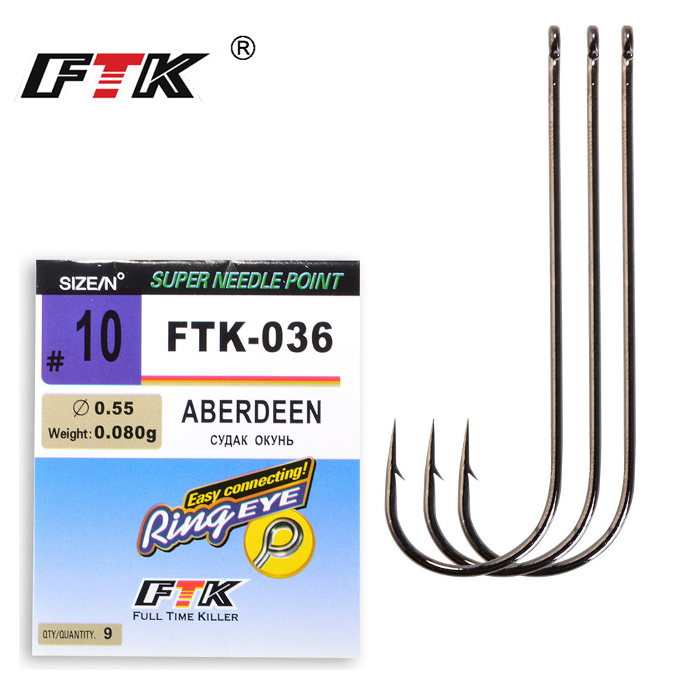 Fishing Hook Offset - FTK Classic ABERDEEN Sea Fishing Hooks