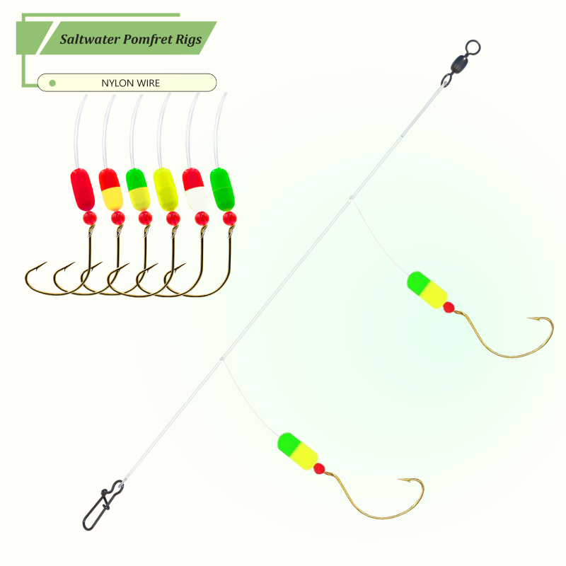 Fishing Hook Circle - 3pcs/6pcs Pompano Surf Fishing Rig Kit
