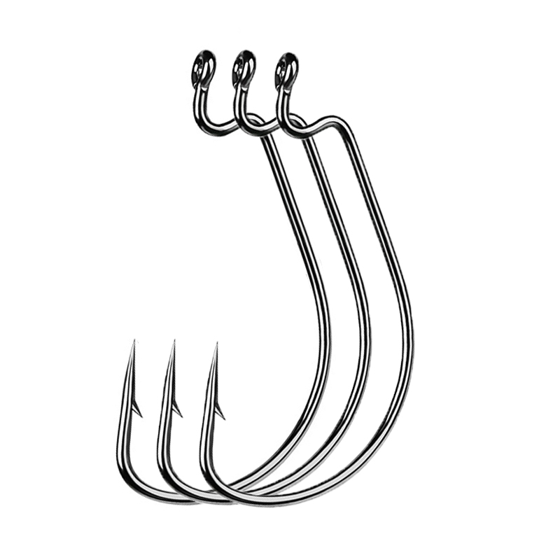 10pcs/Lot Fishing Soft Worm Ho - Fishing Hook Offset review and price
