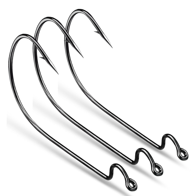 10pcs/Lot Fishing Soft Worm Ho - Fishing Hook Offset review and price