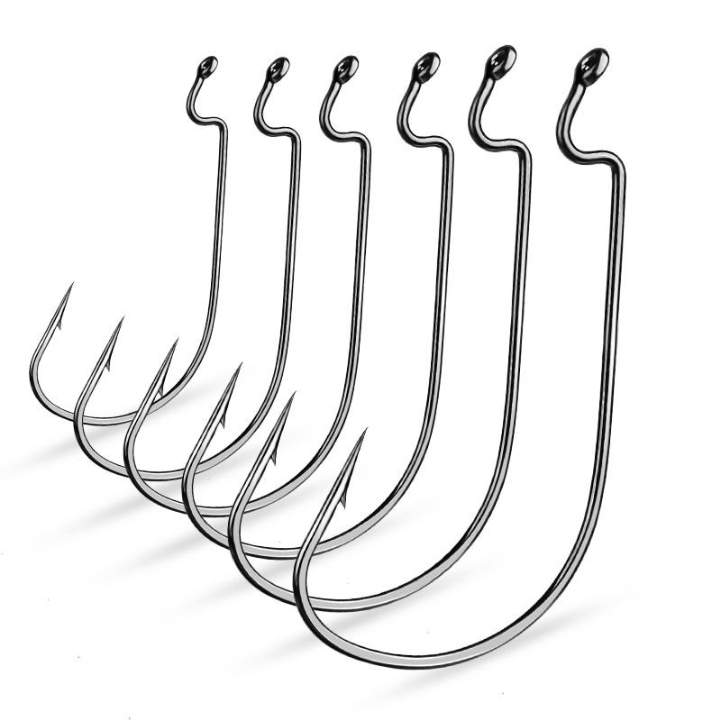 10pcs/Lot Fishing Soft Worm Ho - Fishing Hook Offset review and price