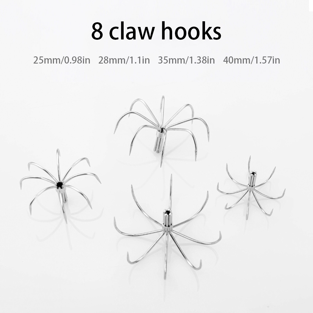 10 Pcs Stainless Steel Squid H - Fishing Hook Assortment review and price