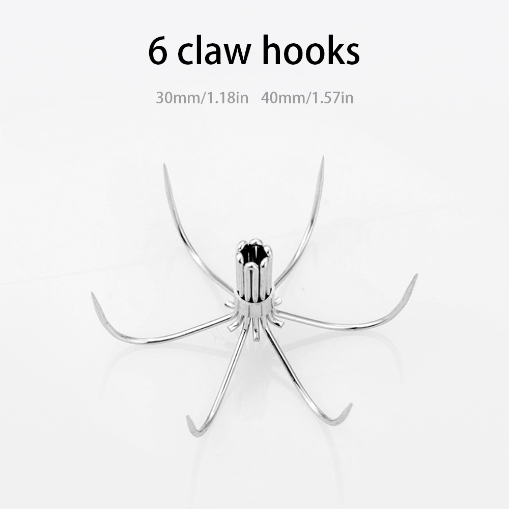 10 Pcs Stainless Steel Squid H - Fishing Hook Assortment review and price