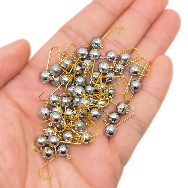OUTKIT 10pcs Mini Jig Head Hoo - Fishing Hook Offset review and price
