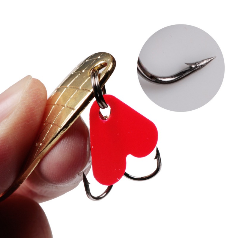 1PCS Metal Jigging Spinner Spo - Fishing Hook Treble review and price