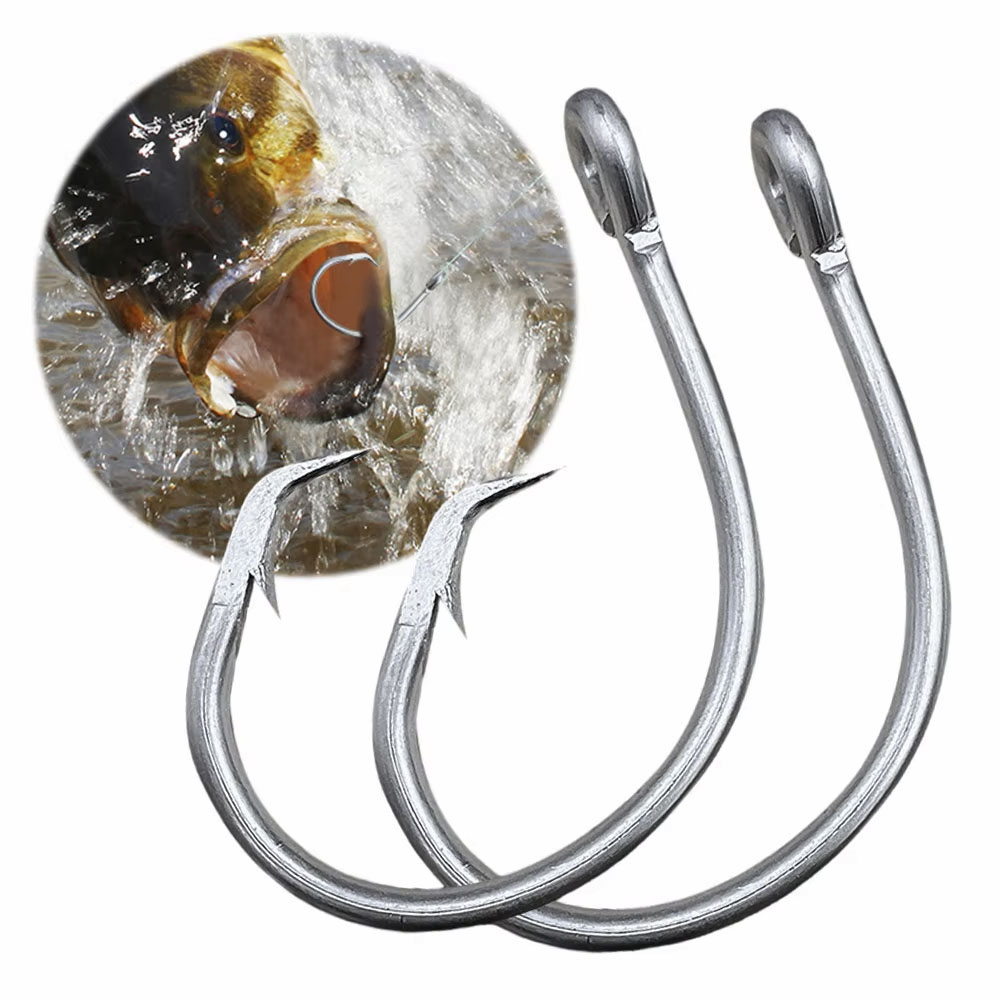30pcs/box Fishing Hooks Stainl - Fishing Hook Circle review and price