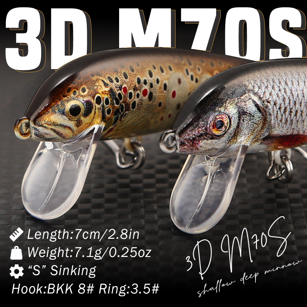 B&U Fishing Lures Sinking Minn - Fishing Hook Treble review and price