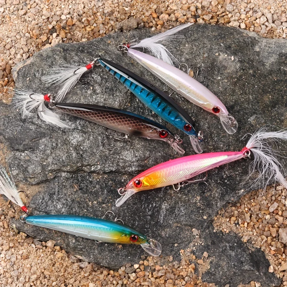Laser 3D Eyes Bionic Minnow Fi - Fishing Hook Box review and price