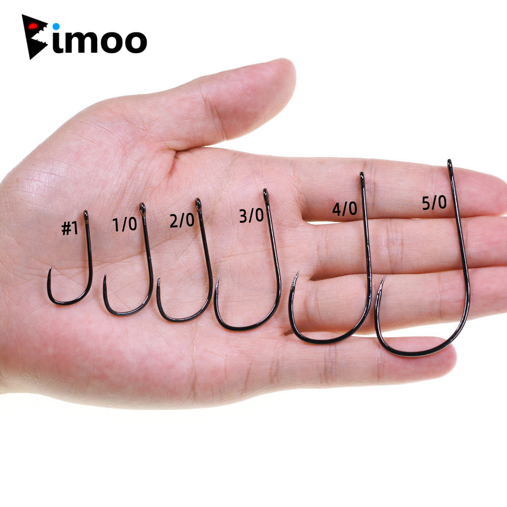 Bimoo 20pcs #1~5/0 Barbless Lo - Fishing Hook Barbless review and price