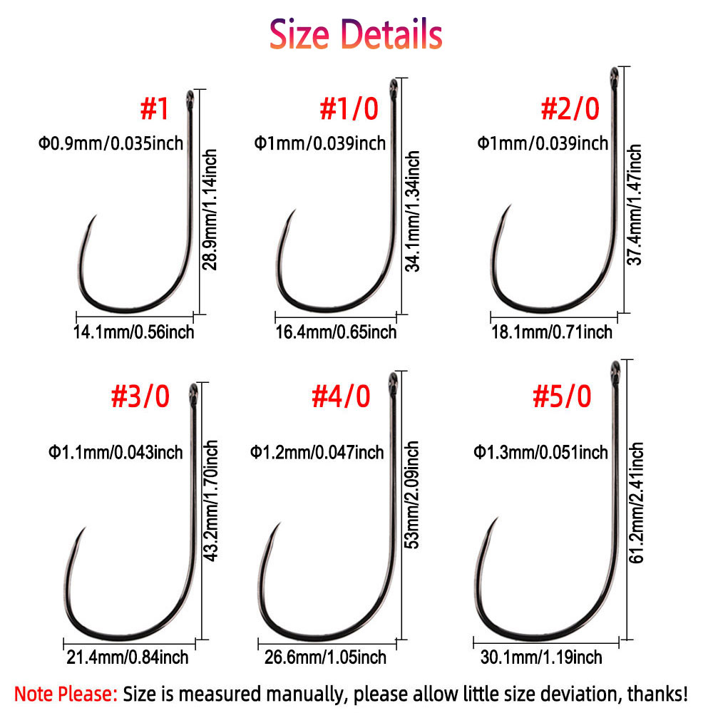 Bimoo 20pcs #1~5/0 Barbless Lo - Fishing Hook Barbless review and price