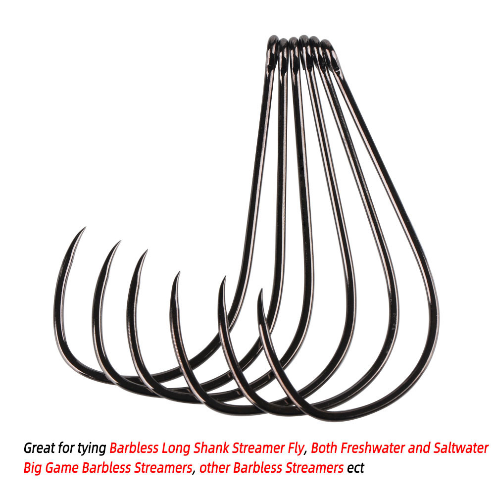 Bimoo 20pcs #1~5/0 Barbless Lo - Fishing Hook Barbless review and price