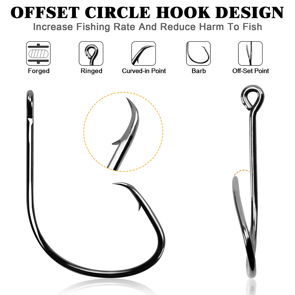 Goture 50pcs/lot Fishing hooks - Fishing Hook Offset review and price