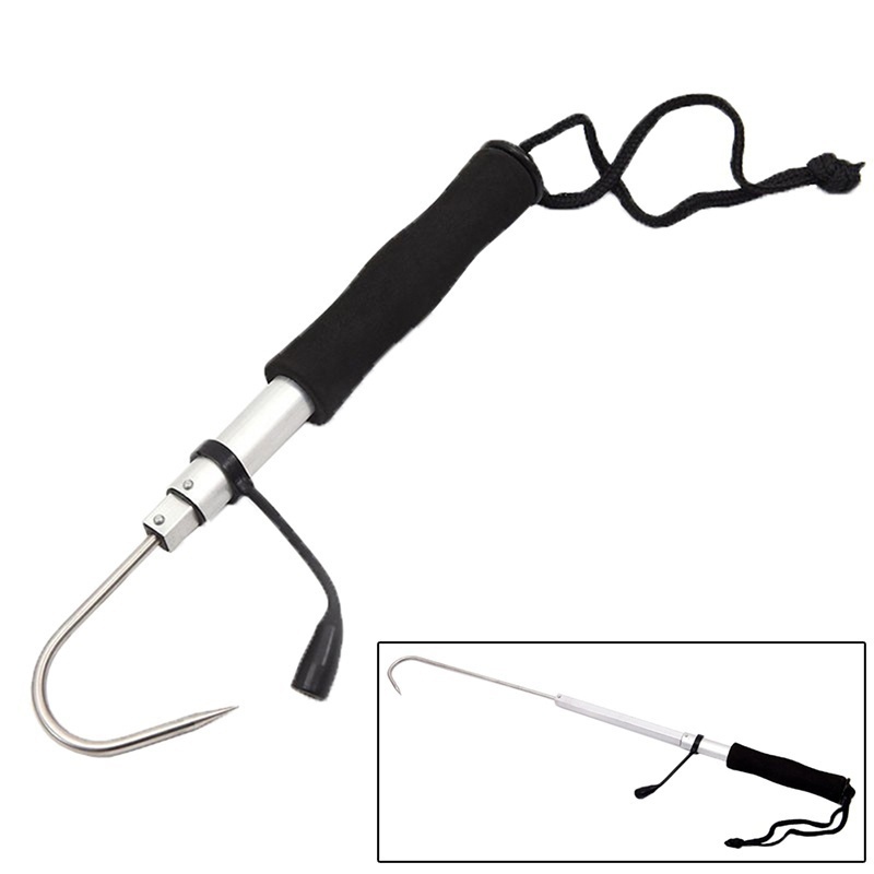 Telescopic Retractable Fish Ga - Fishing Hook Stainless Steel review and price