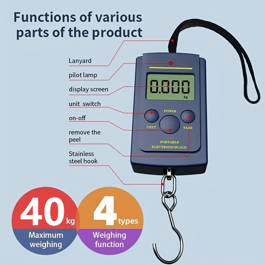 40kg Multifunctional Mini Elec - Fishing Hook review and price