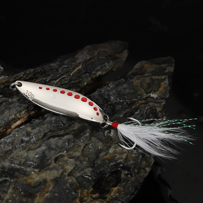 1pcs 5g-20gMetal Spinner Spoon - Fishing Hook Treble review and price