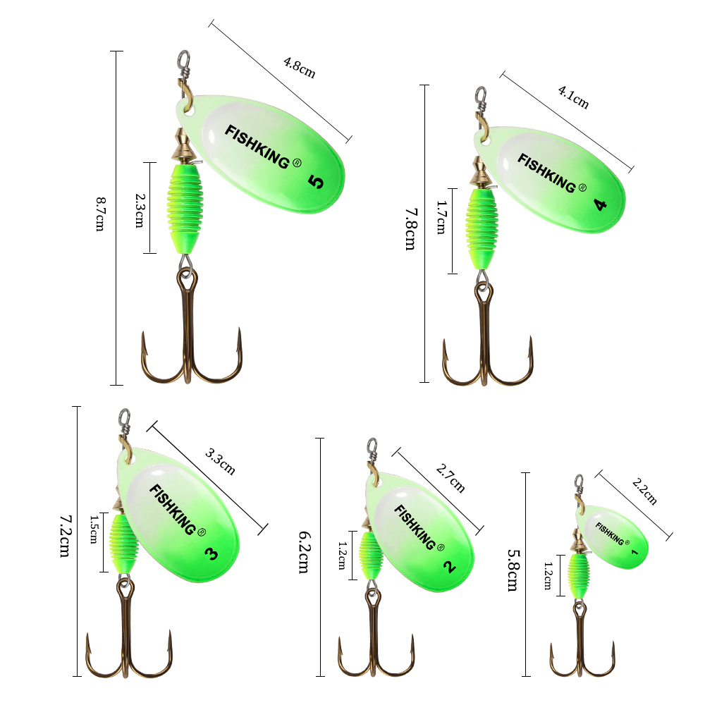 Metal Fishing Lure 4g 4.8g 7g  - Fishing Hook Treble review and price
