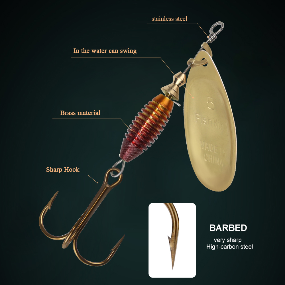 Metal Fishing Lure 4g 4.8g 7g  - Fishing Hook Treble review and price