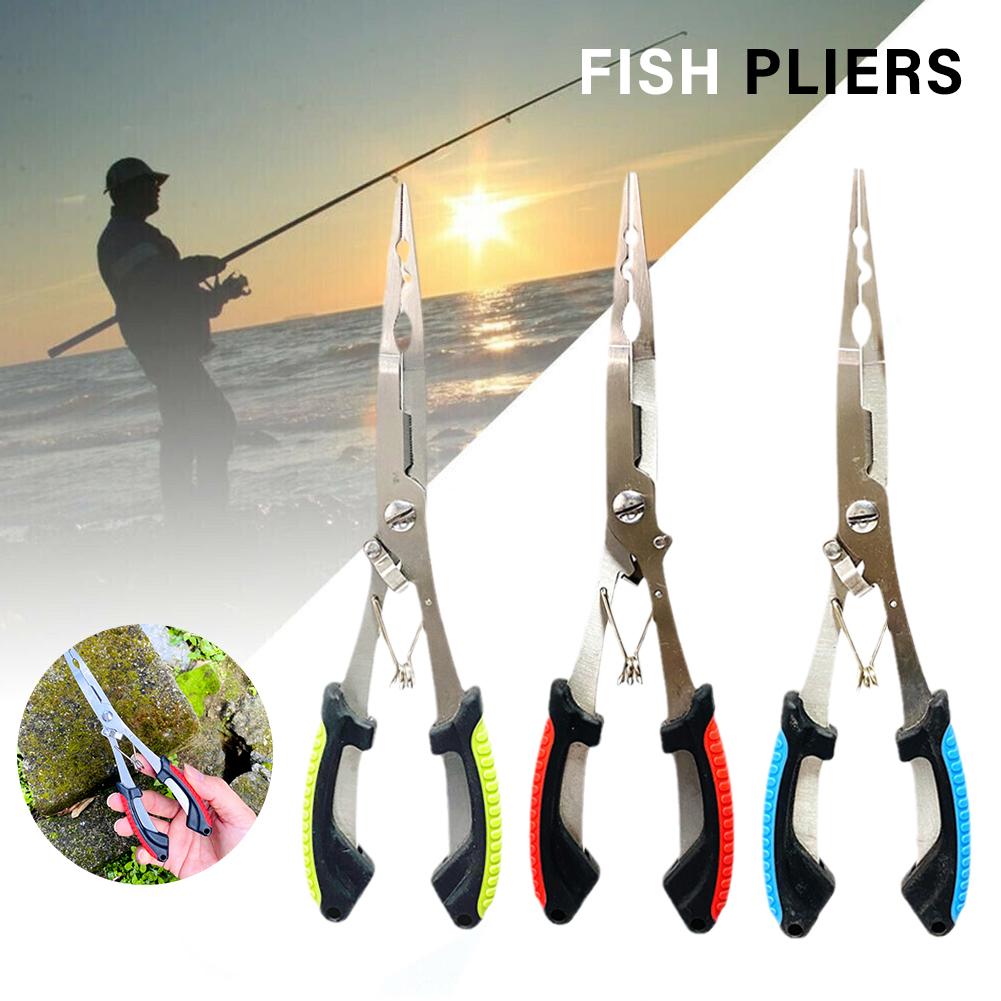 Stainless Steel Fishing Pliers - Fishing Hook Sharpener review and price