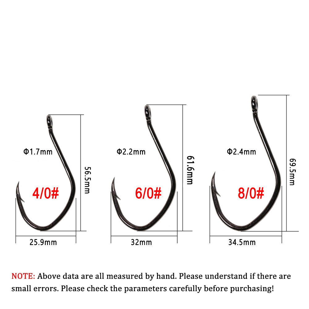 Wifreo 20pcs V Shape Catfish H - Fishing Hook Offset review and price