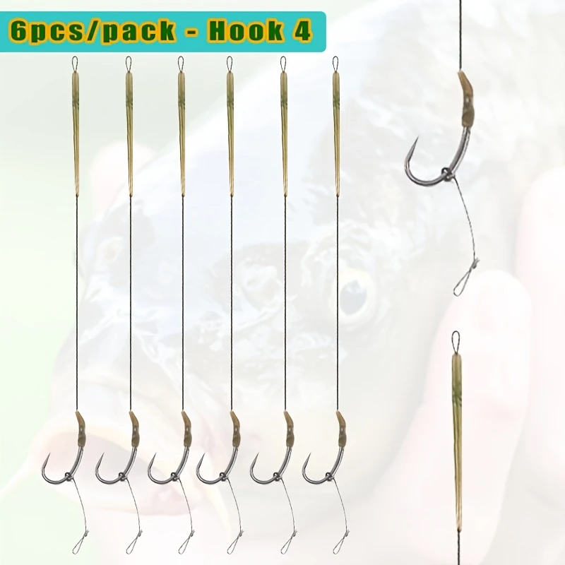 6pcs Ready Made Blow Back Hair - Fishing Hook Size review and price