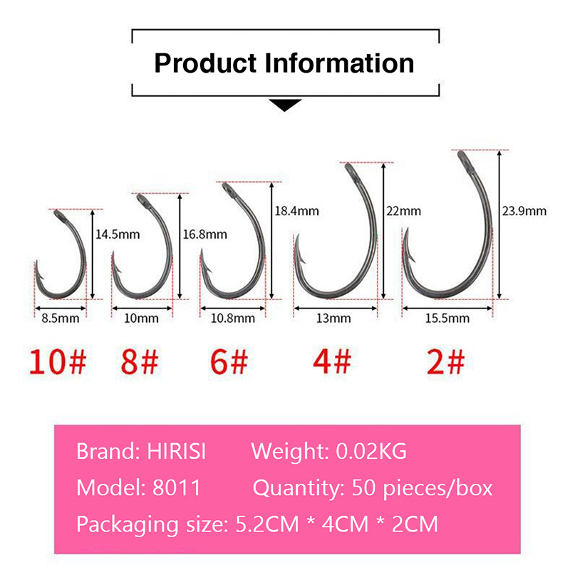 {YY30} Hirisi 50 Pcs Boxed Hoo - Fishing Hook Box review and price