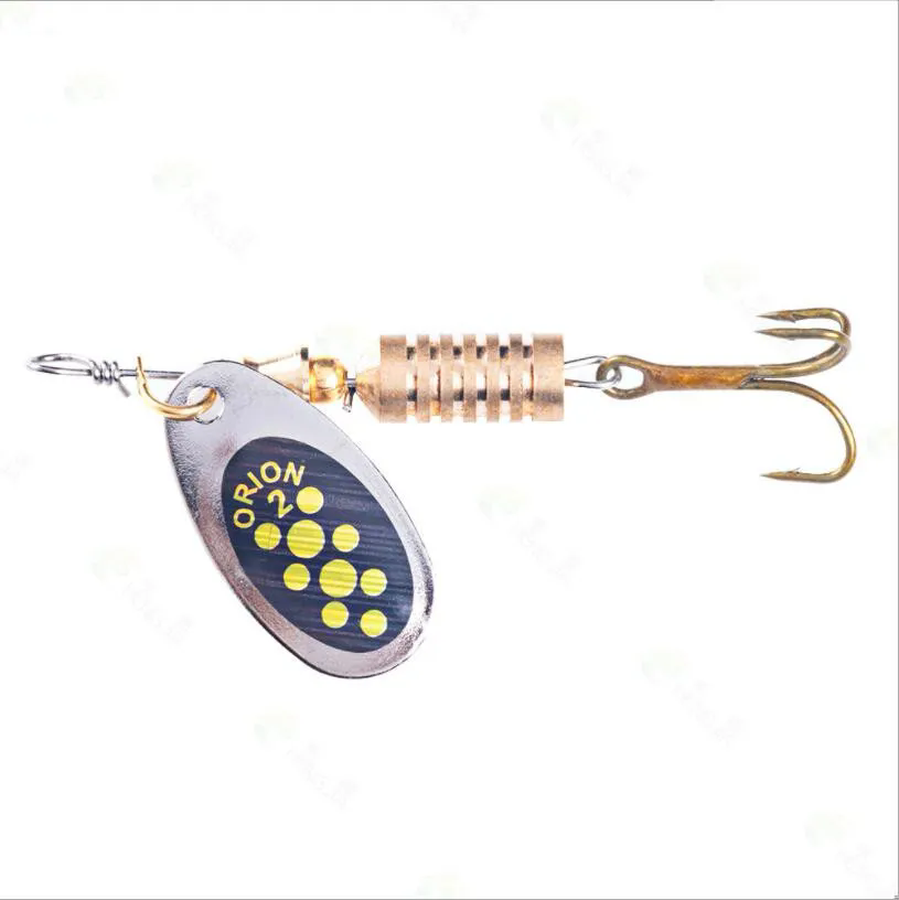 1PCS Metal Plating Spinner Bai - Fishing Hook Treble review and price
