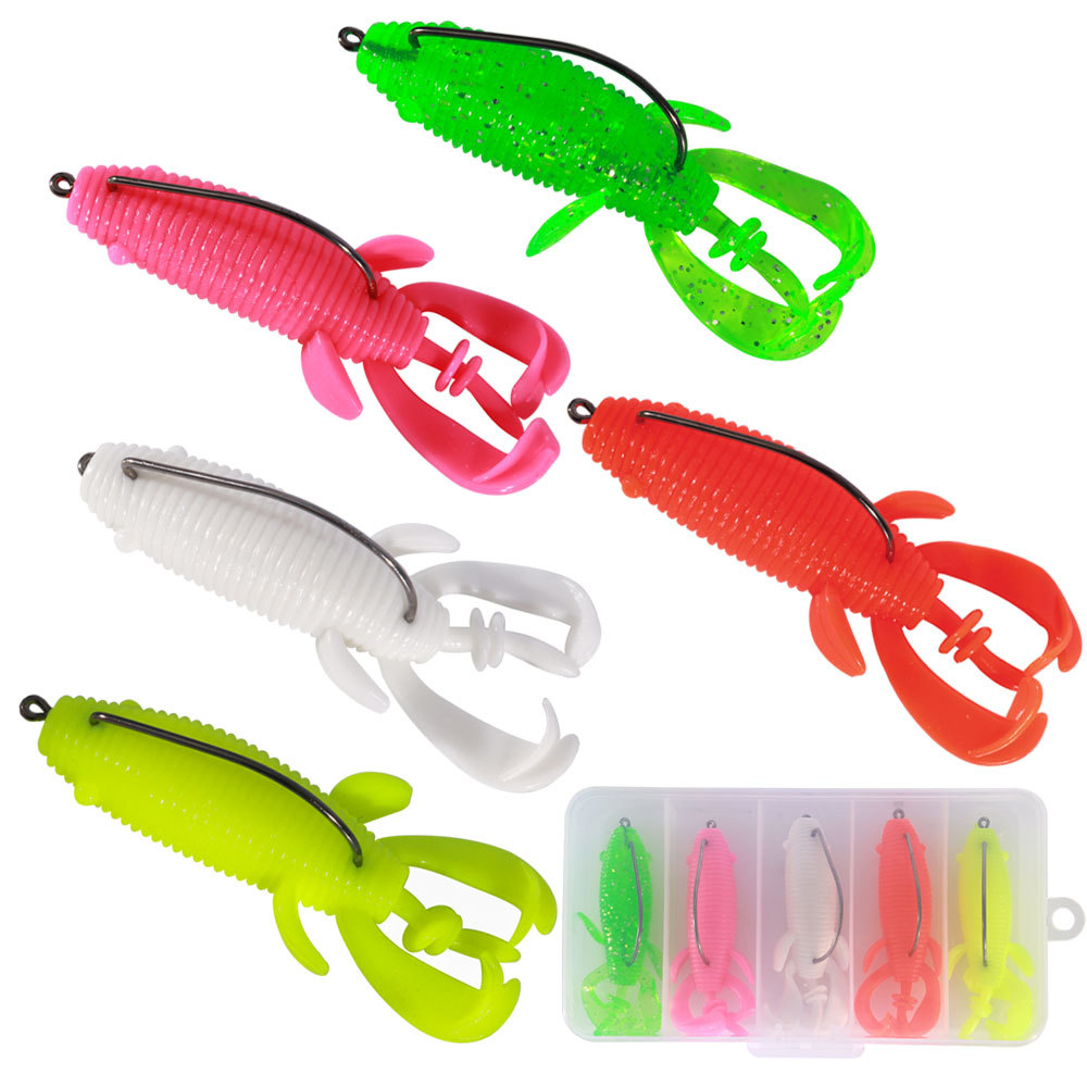 Floating Soft Frog Bait Reinfo - Fishing Hook Weedless review and price