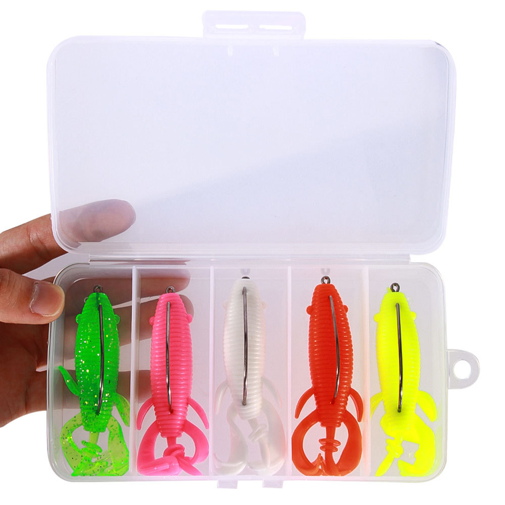 Floating Soft Frog Bait Reinfo - Fishing Hook Weedless review and price