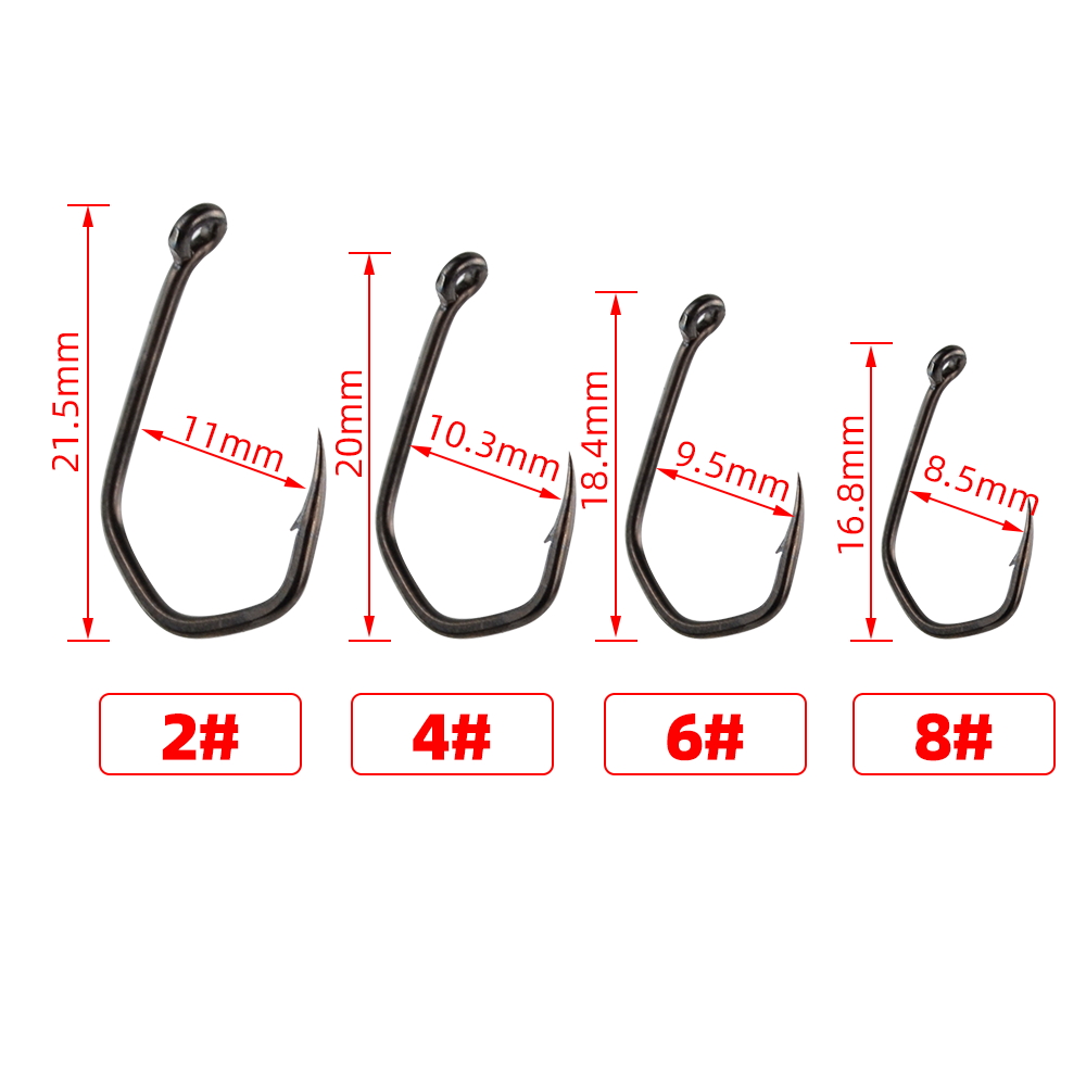 50pcs Carp Fishing Hooks Barbe - Fishing Hook Assortment review and price