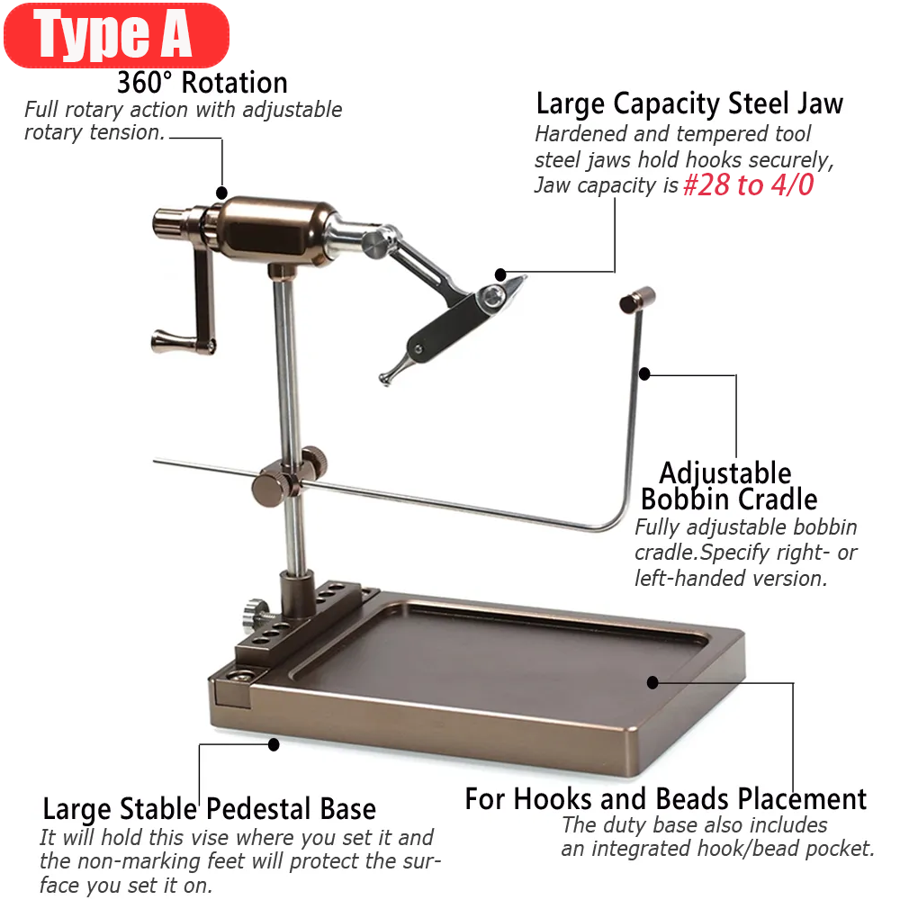 Wifreo 360° Rotation Fly Tying - Fishing Hook Jig review and price