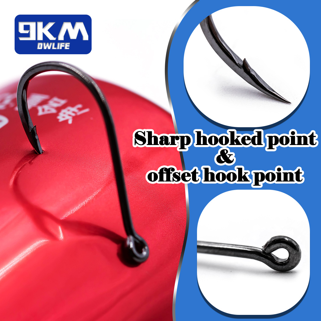 9KM Iseama Fishing Hooks 50~20 - Fishing Hook Offset review and price