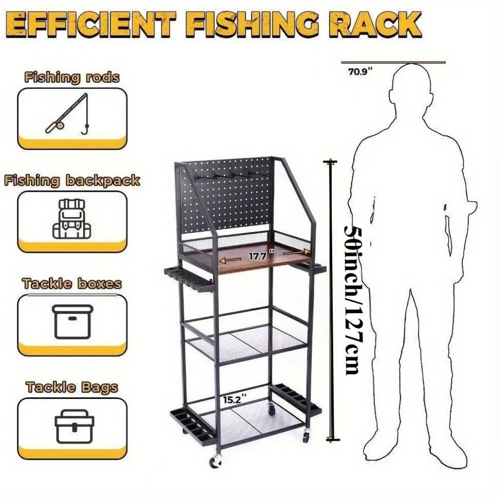Fishing Rod Holders for Garage - Fishing Hook Box review and price