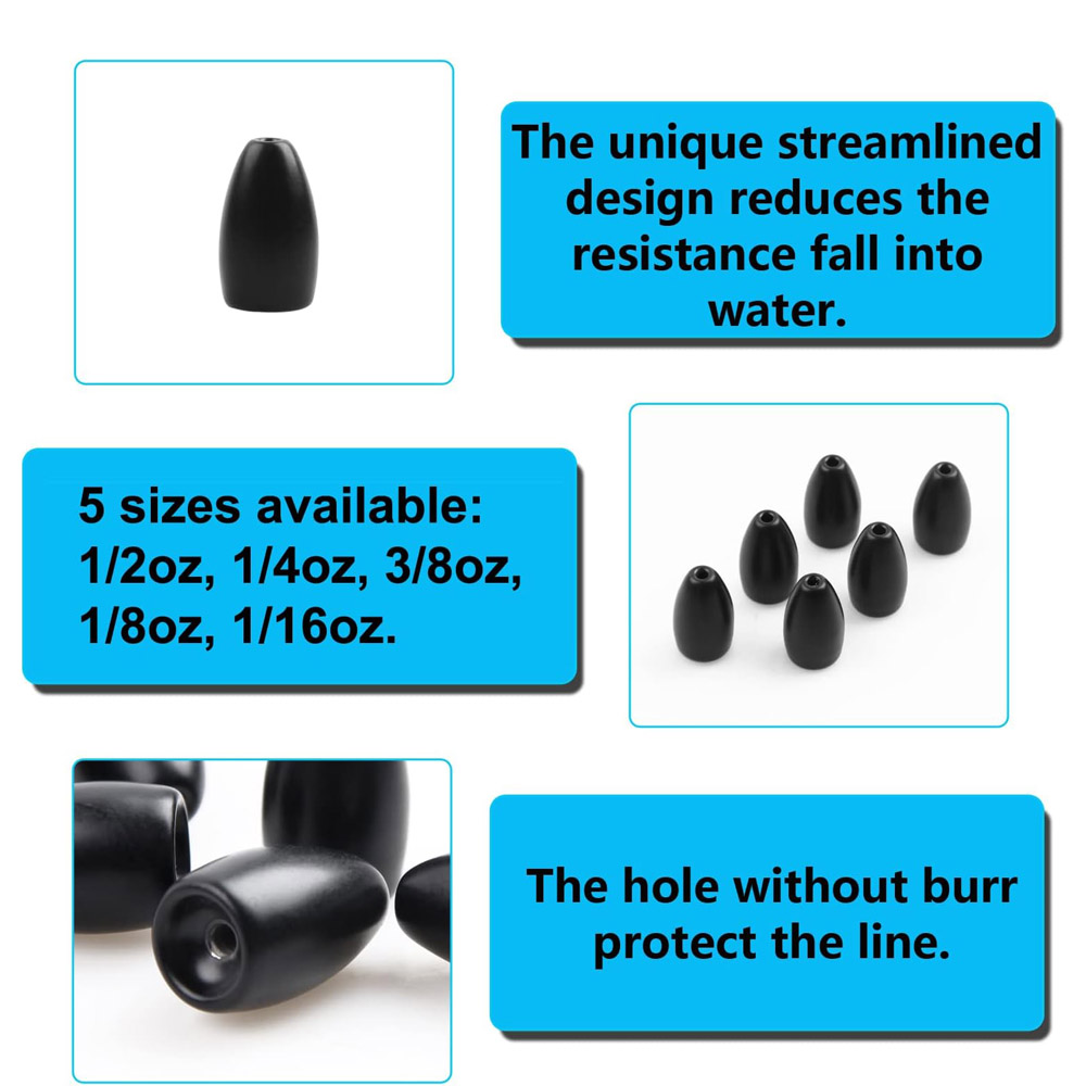 Tungsten Steel Fishing Weights - Fishing Hook Jig review and price