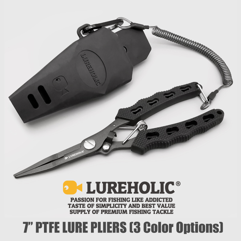 Lureholic 7” PTFE Coated Lure  - Fishing Hook Remover review and price